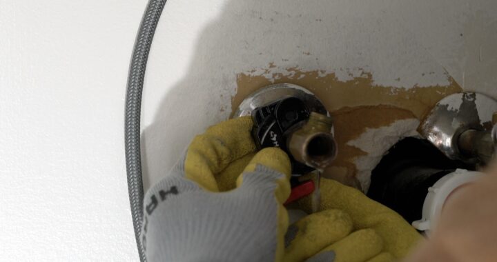 How To Fix a Leaky Shut-Off Valve Under the Bathroom Sink When Tightening the Nut Doesn’t Work